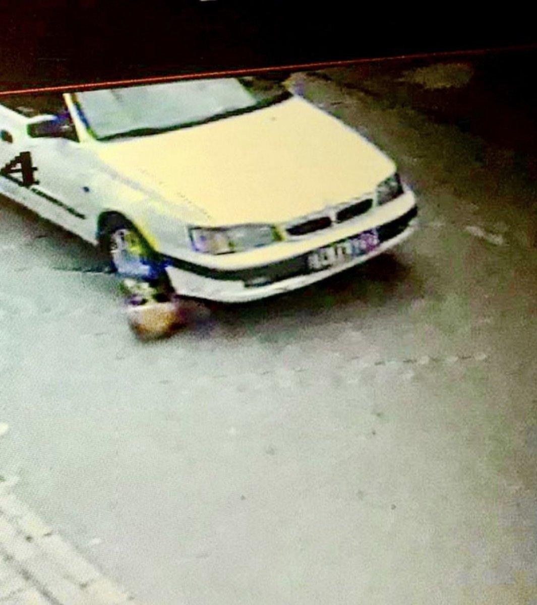 Ümraniye’de, 3 aylık köpeği ezip yoluna devam etti