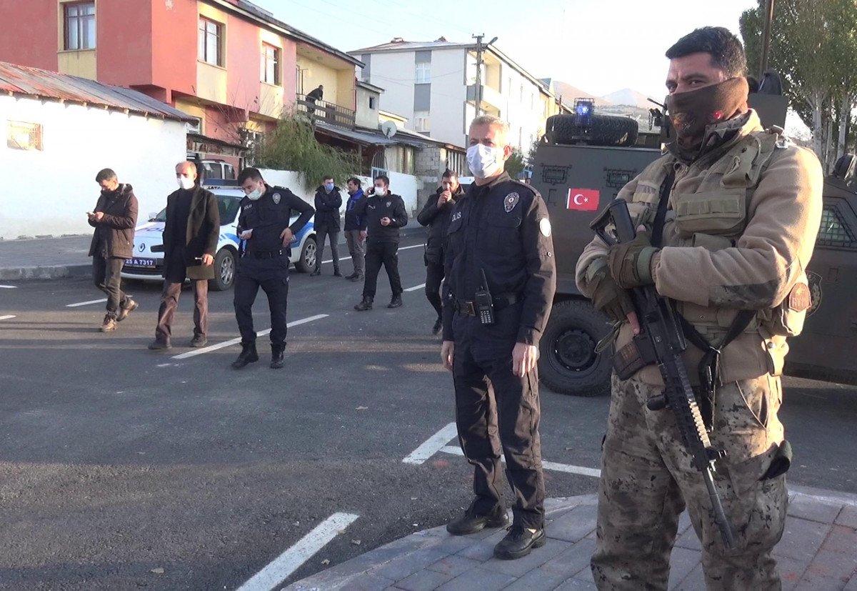 Erzurum'da düğün öncesi kısır gecesi hazırlığında kavga