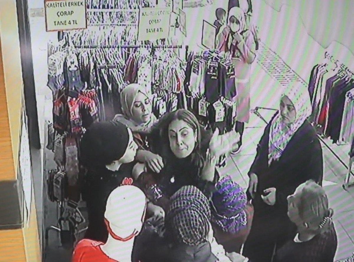 Kocaeli'de mağazasından eşofman çalan hırsızı tartakladı