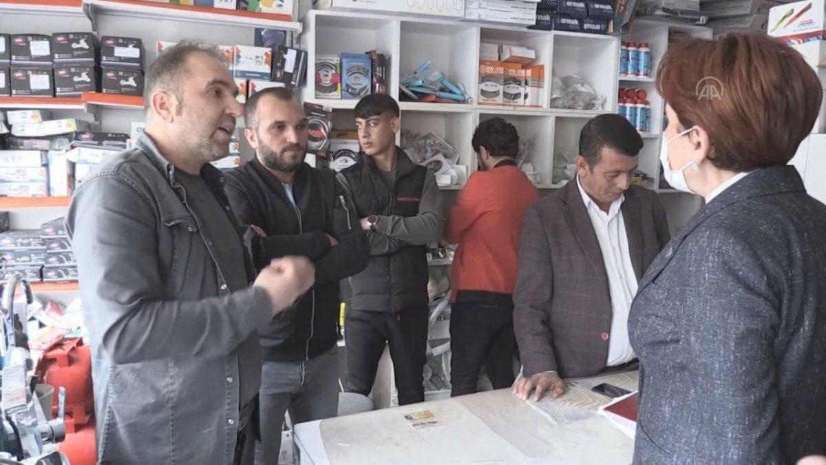 Meral Akşener'in Siirt ziyaretinde 'Burası Kürdistan' diyen kişiye gözaltı