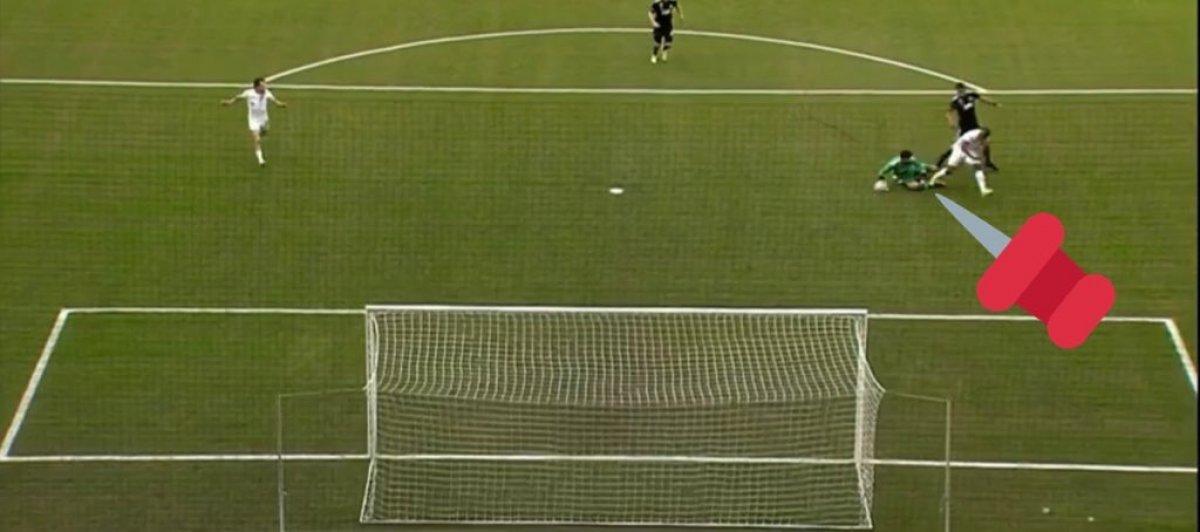 Hatayspor'un golü öncesi faul beklentisi