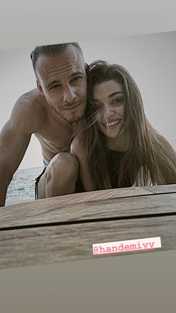 Hande Erçel’den Kerem Bürsin paylaşımı