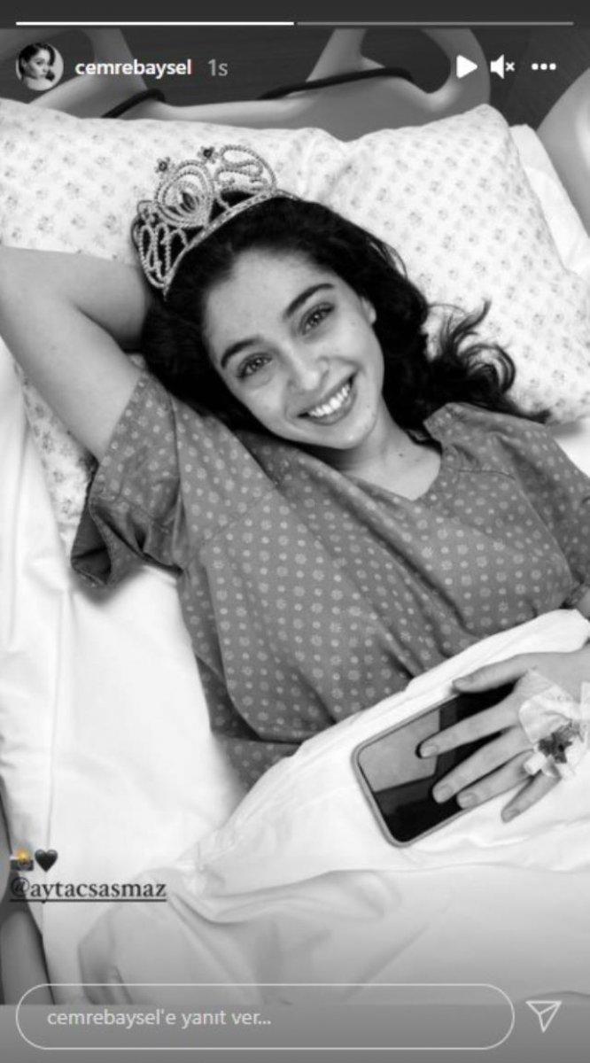 Cemre Baysel ameliyat olduğunu duyurdu