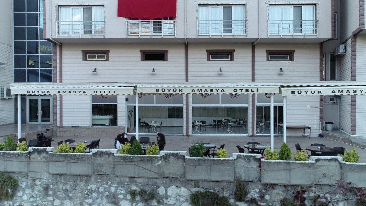 Amasya'da nehir manzaralı otel, öğrencilere yurt oldu