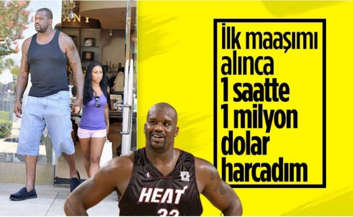 Shaquille O'Neal: Ben zenginim çocuklarım değil