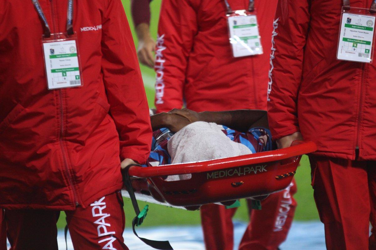 Trabzonspor'da Gervinho'nun yan çapraz bağları koptu