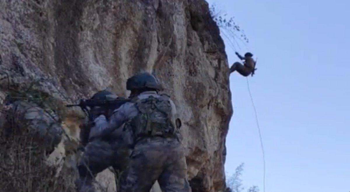 Komandoların Teröristle Mücadele tatbikatı