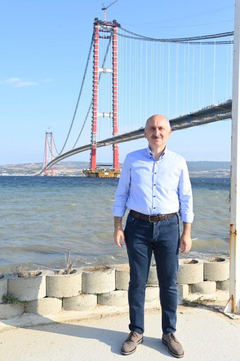 1915 Çanakkale Köprüsü’nde, 81 tabliyenin montajı tamamlandı