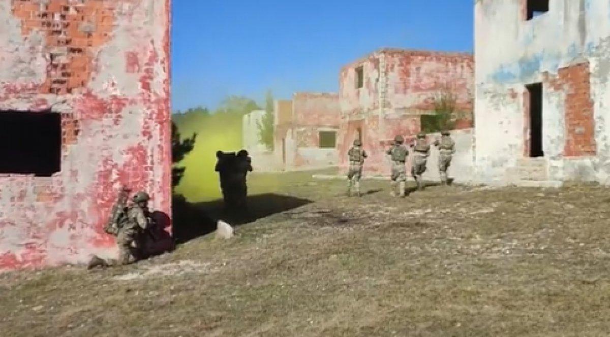 Komandoların Teröristle Mücadele tatbikatı