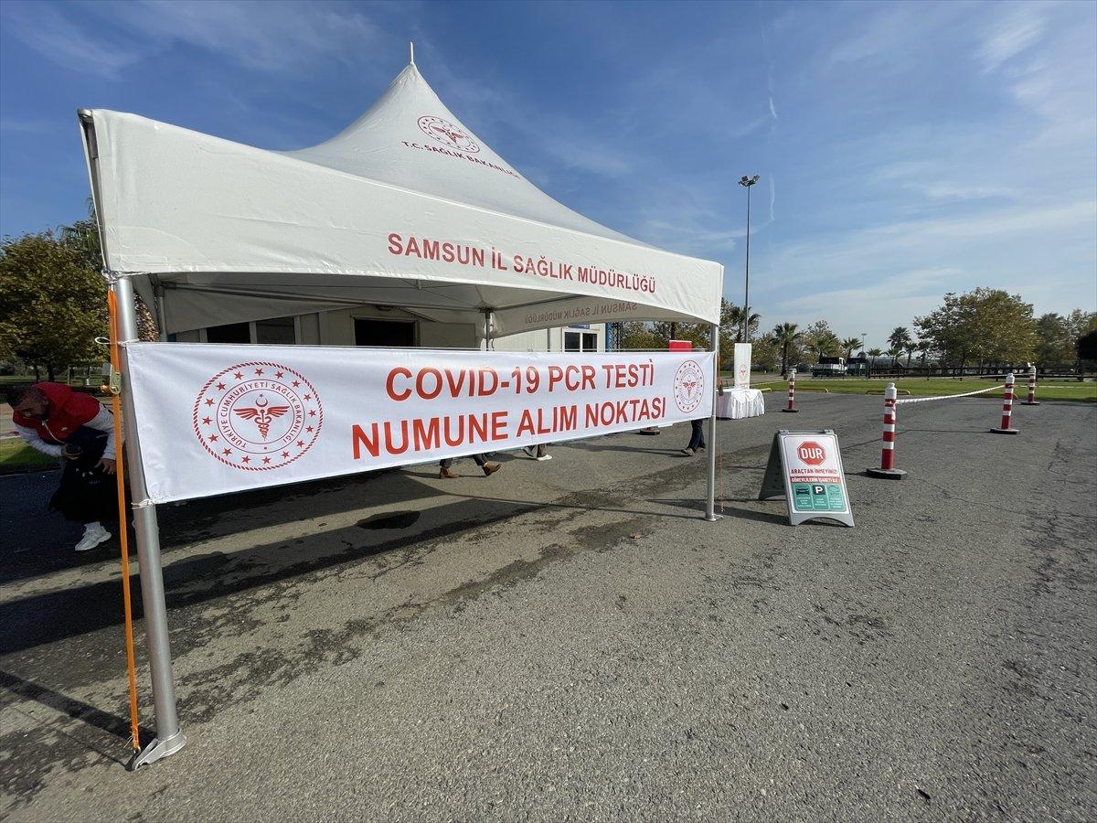 Türkiye'de ilk 'araçta PCR testi' Samsun'da yapıldı