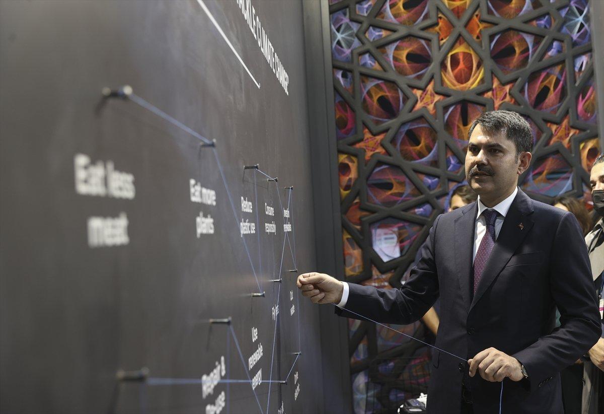 Murat Kurum, iklim değişikliğiyle mücadele çalışmalarını anlattı