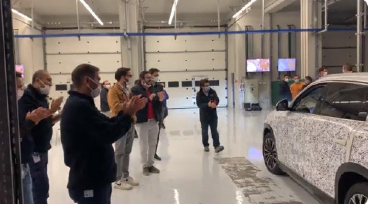 TOGG, İstanbul Park'ta test sürüşüne çıktı