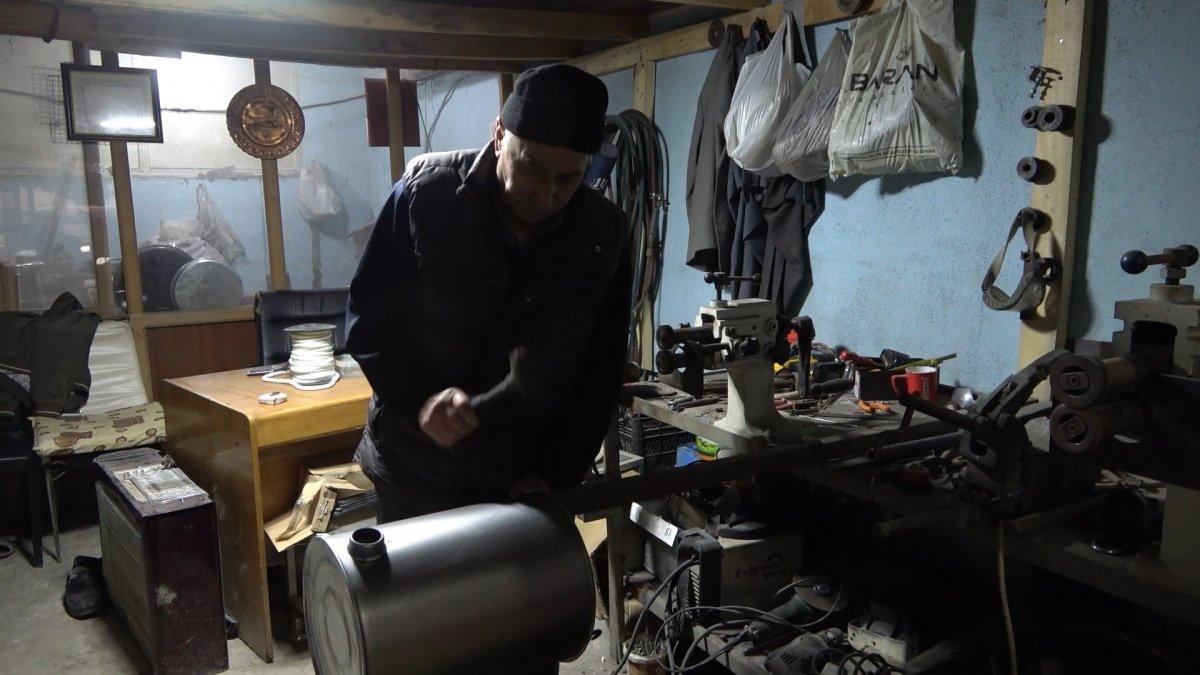 Bitlis'te artan doğalgaz kullanımıyla, sobacılık mesleği azaldı