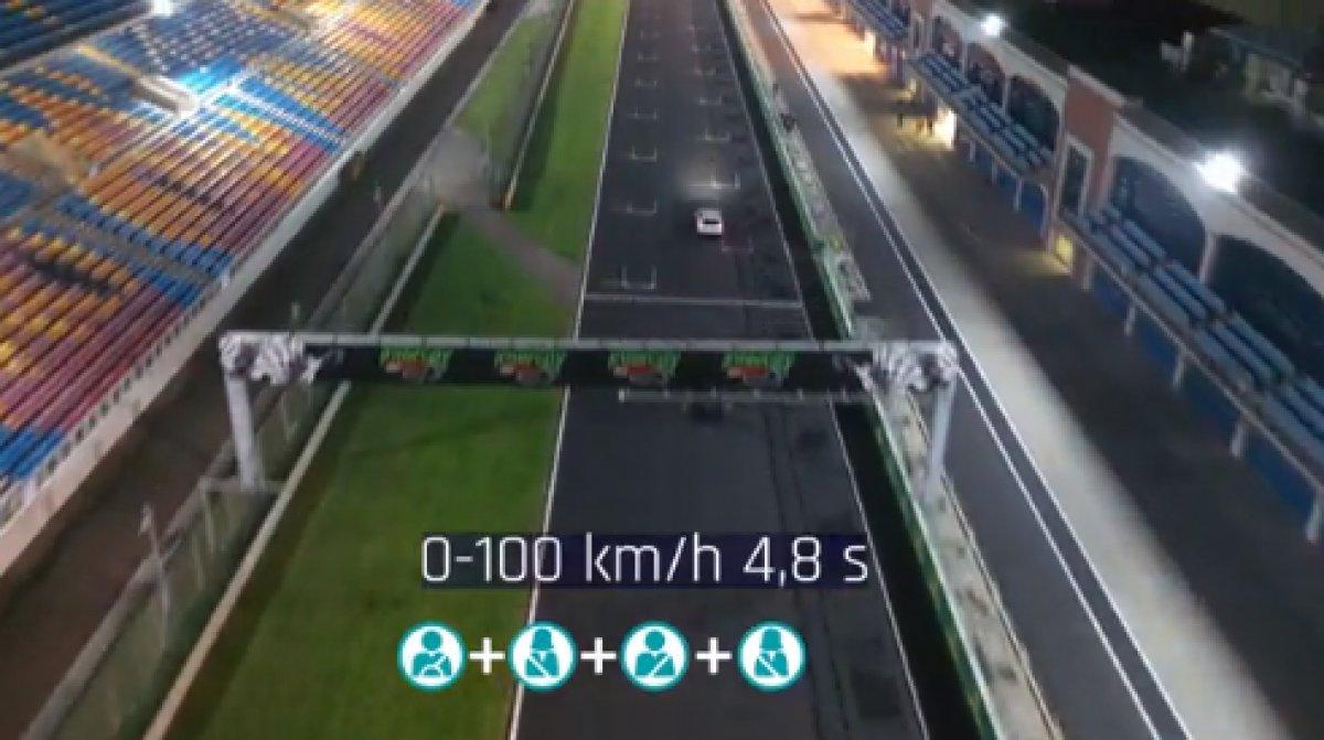 TOGG, İstanbul Park'ta test sürüşüne çıktı