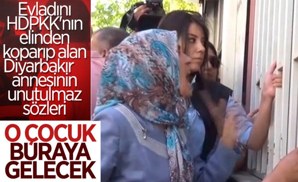Oğlunu PKK'dan kurtaran anne: Şerefle askere yolcu edeceğim