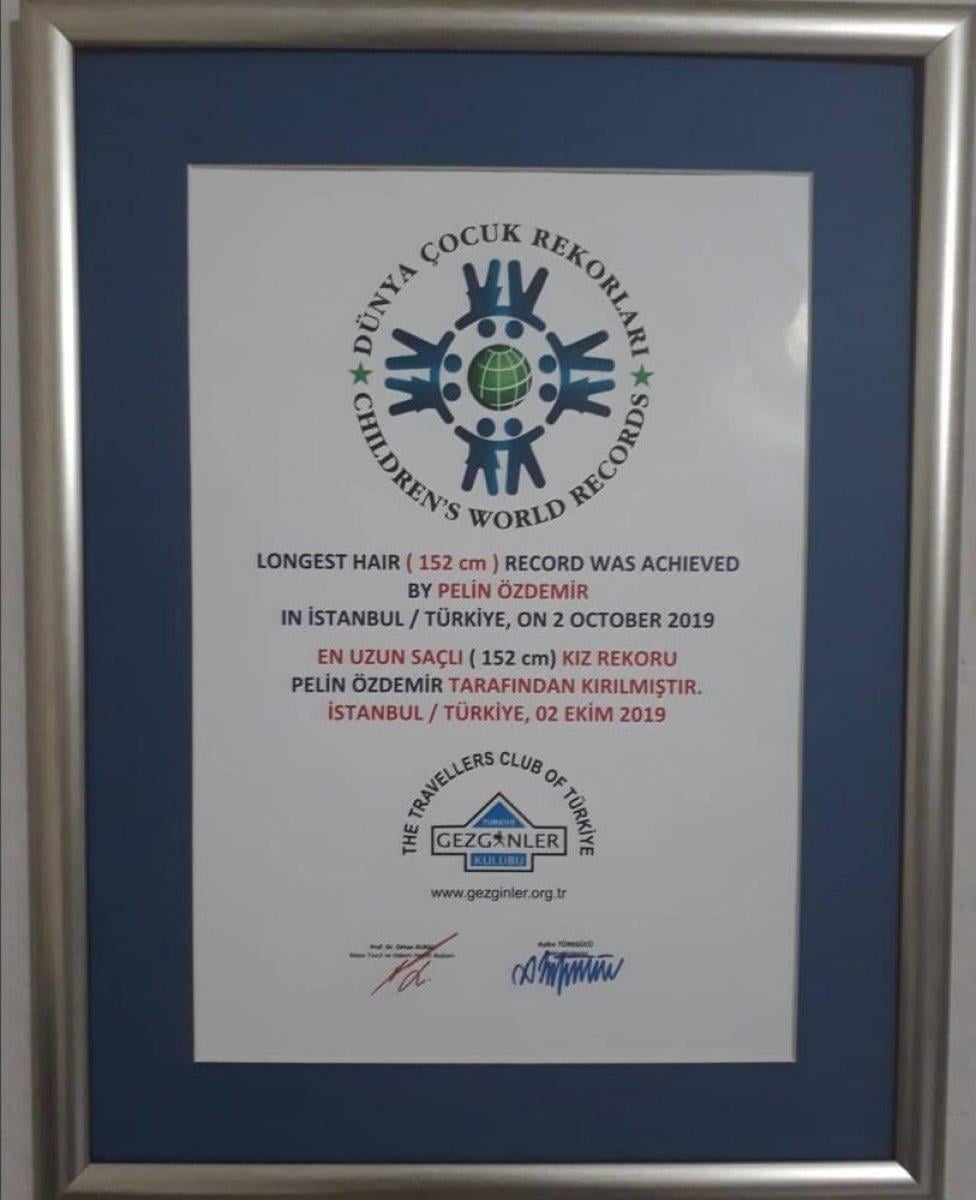 İzmir'deki Rapunzel Pelin'in saçları boyunu geçti