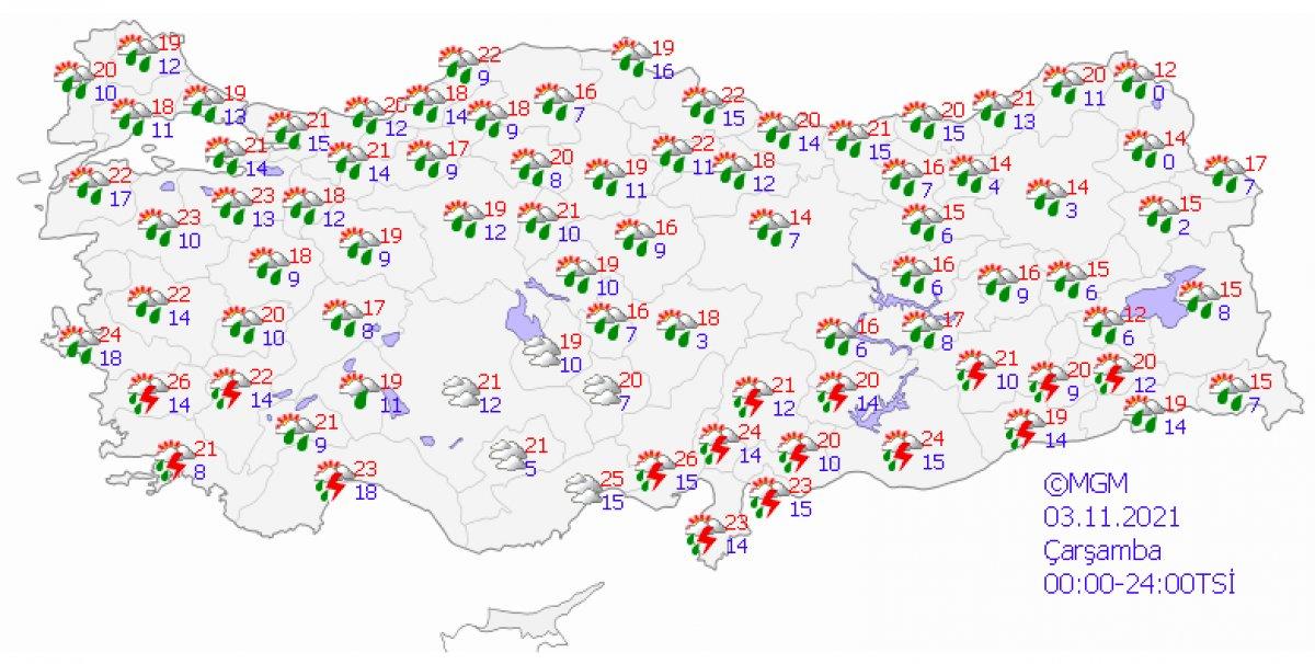Meteoroloji uyardı: Perşembe gününe kadar sağanak yağış var