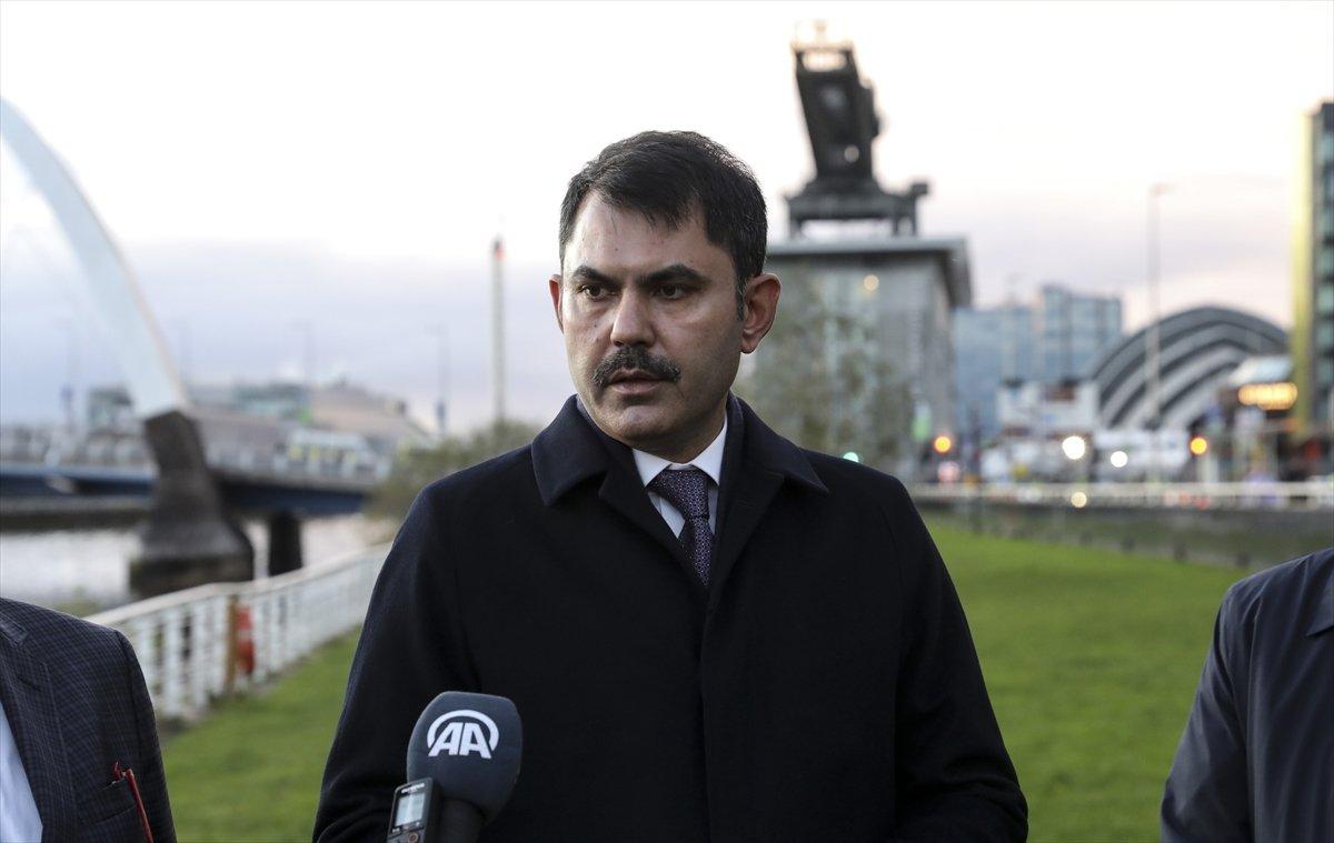 Murat Kurum, iklim değişikliğiyle mücadele çalışmalarını anlattı