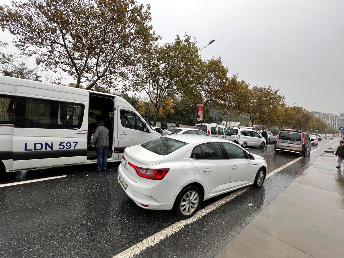 Şişli'de zincirleme kaza