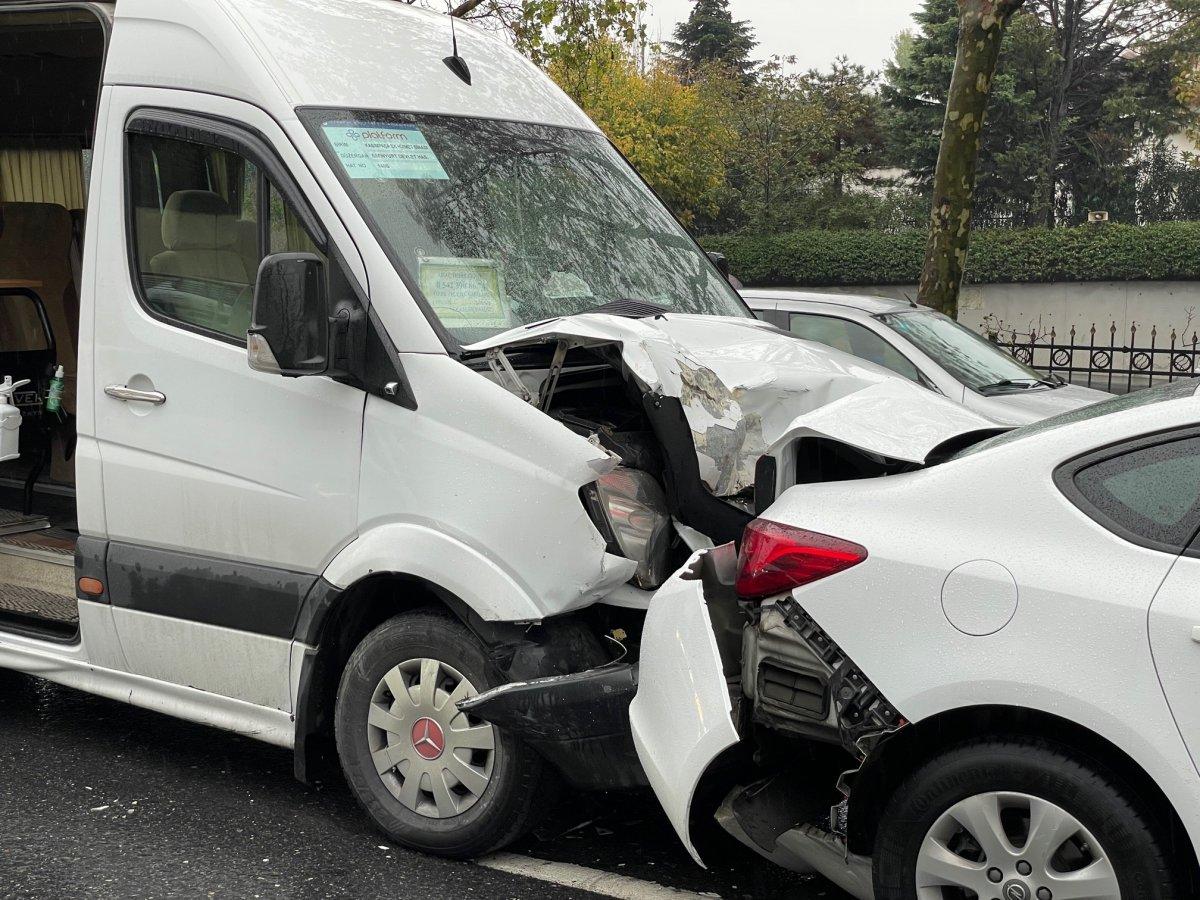 Şişli'de zincirleme kaza