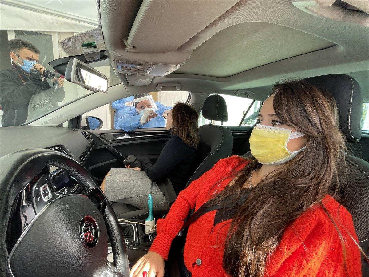 Türkiye'de ilk 'araçta PCR testi' Samsun'da yapıldı