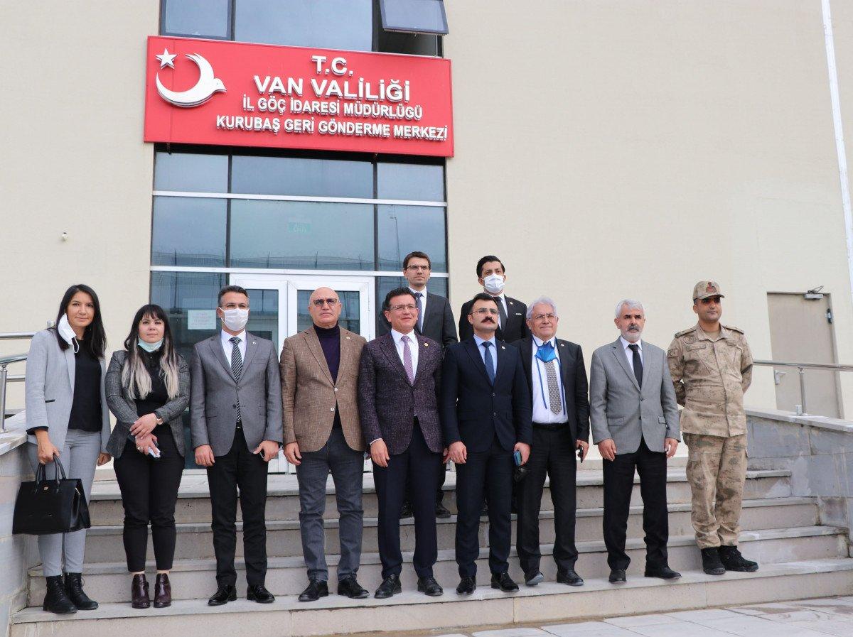 TBMM heyeti, geri gönderme merkezlerini ziyaret etti