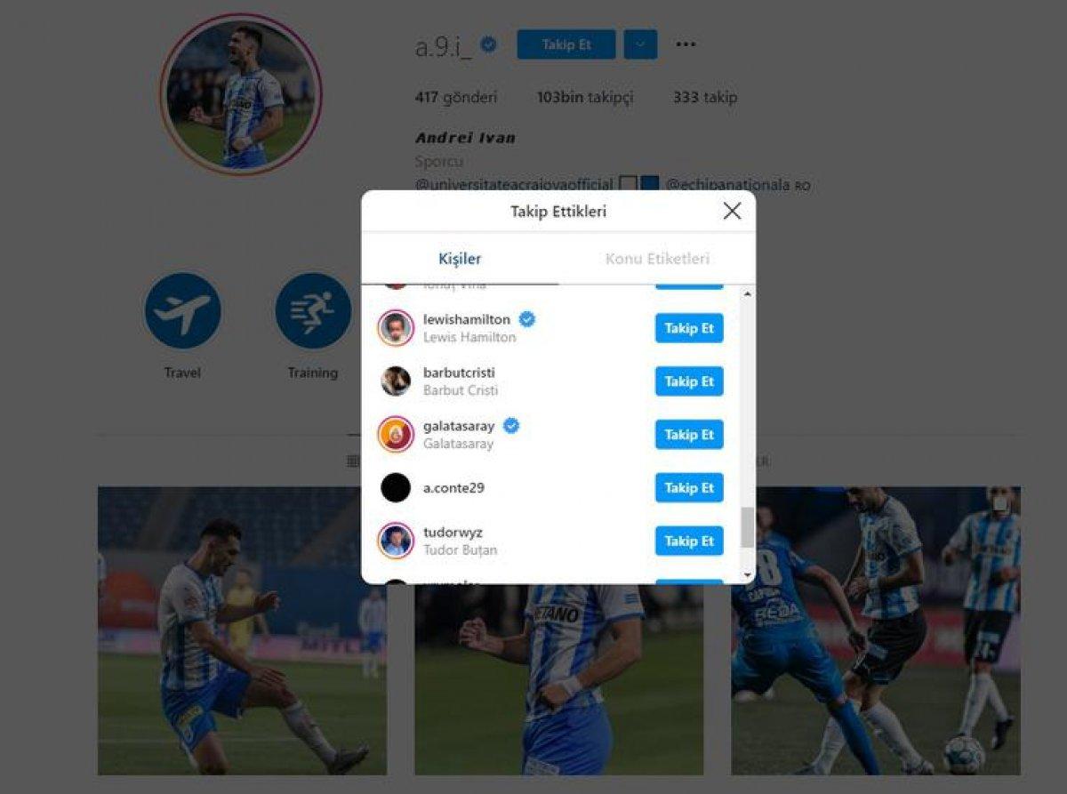 Andrei Ivan, Galatasaray'ı takibe aldı