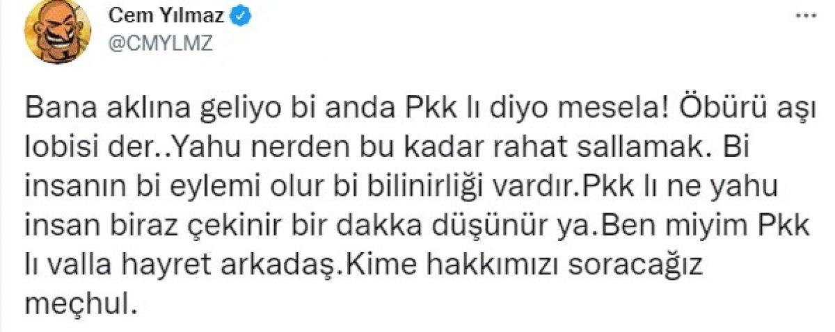 Cem Yılmaz'dan 'siyaset yapmıyorum' açıklaması