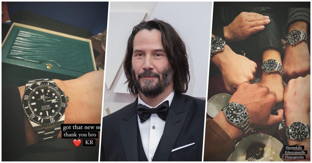 Keanu Reeves, prodüksiyon ekibine yardım etti