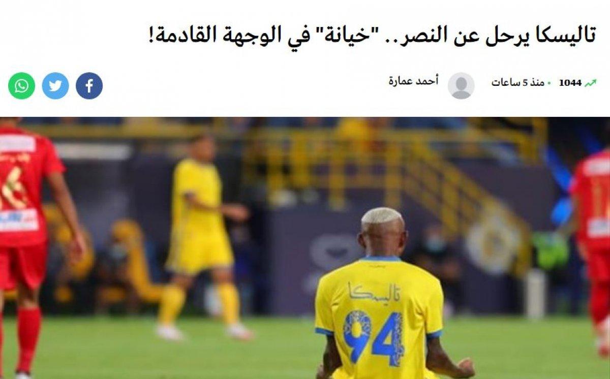 Arap basını: Anderson Talisca, Fenerbahçe'ye gidecek