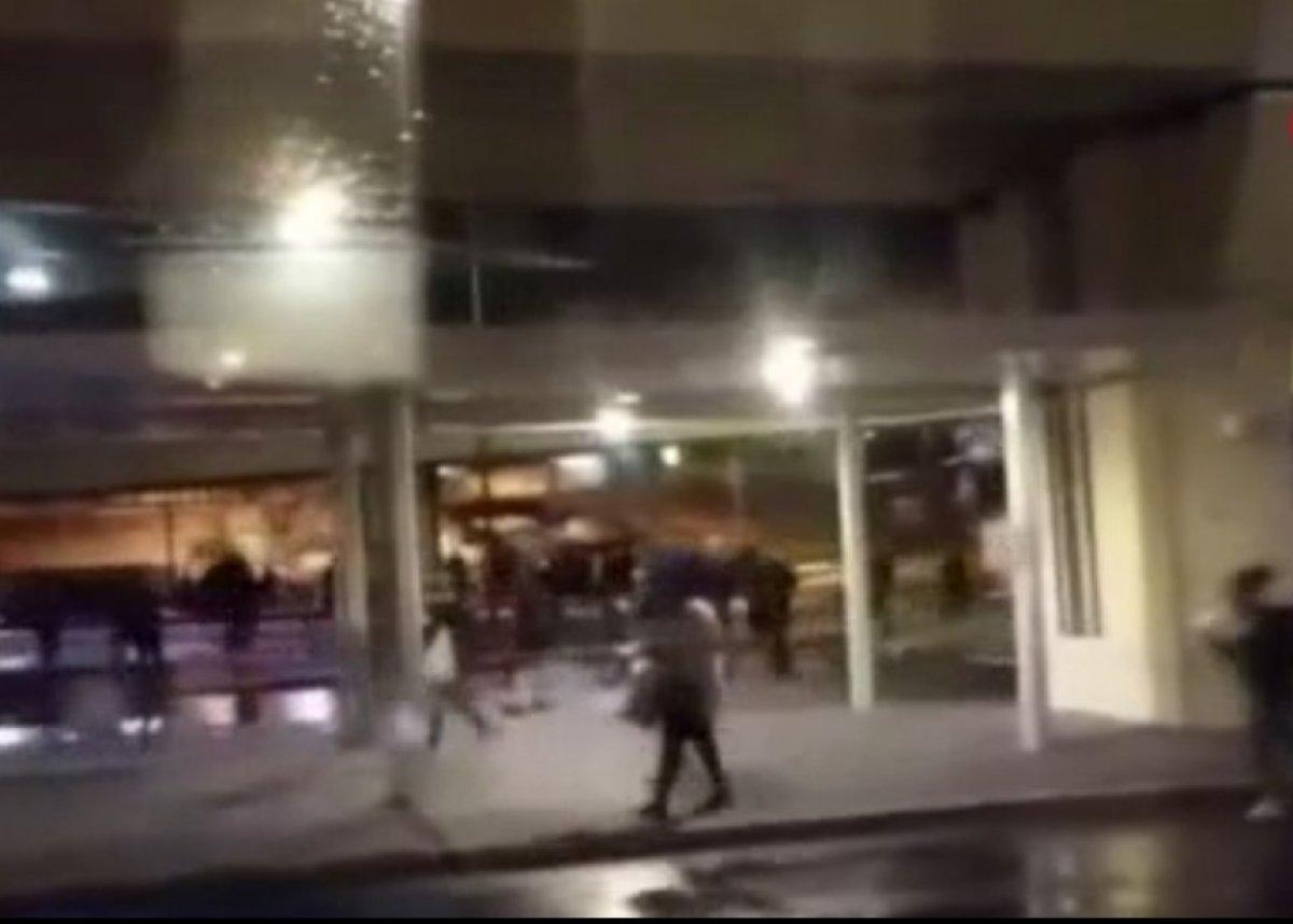 Sporting taraftarı, Beşiktaş taraftarına saldırdı