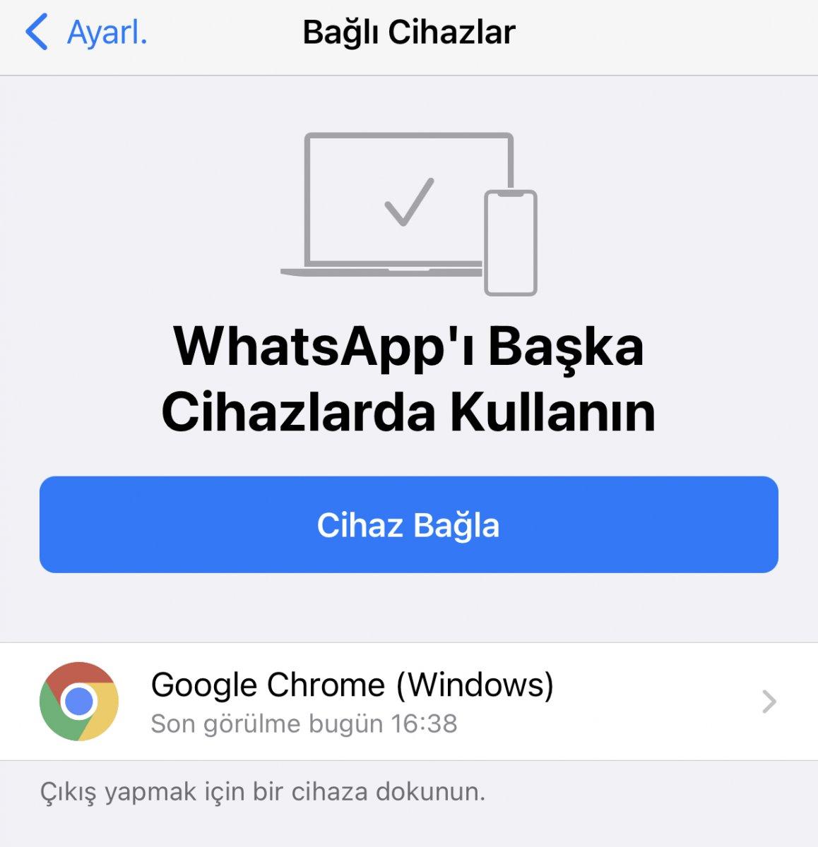 WhatsApp Web ile takip edildiğinizi 2 adımda anlayın