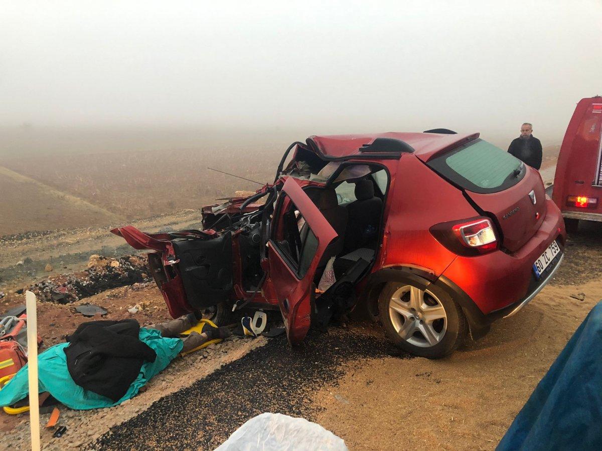 Tokat’ta yoğun sis, zincirleme kazaya neden oldu
