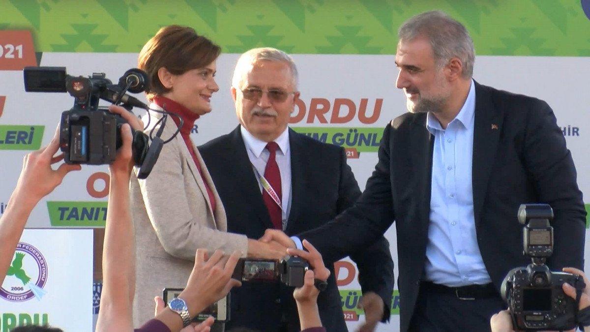 AK Parti ve CHP İl başkanları Ordu Günleri'nde bir araya geldi