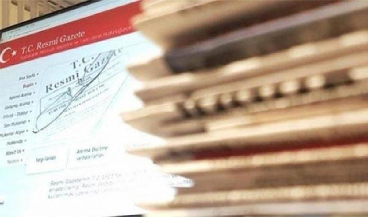 Resmi Gazete 4 Kasım 2021 | Resmi Gazete bugünün kararları