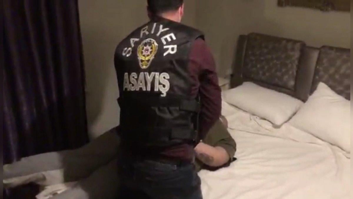 Sarıyer'de pansiyonda uyuşturucuyla yakalanan torbacılar tutuklandı