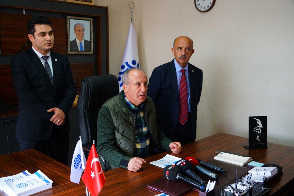 Muharrem İnce: Oy almak için insanlara yalan söylemeyeceğiz