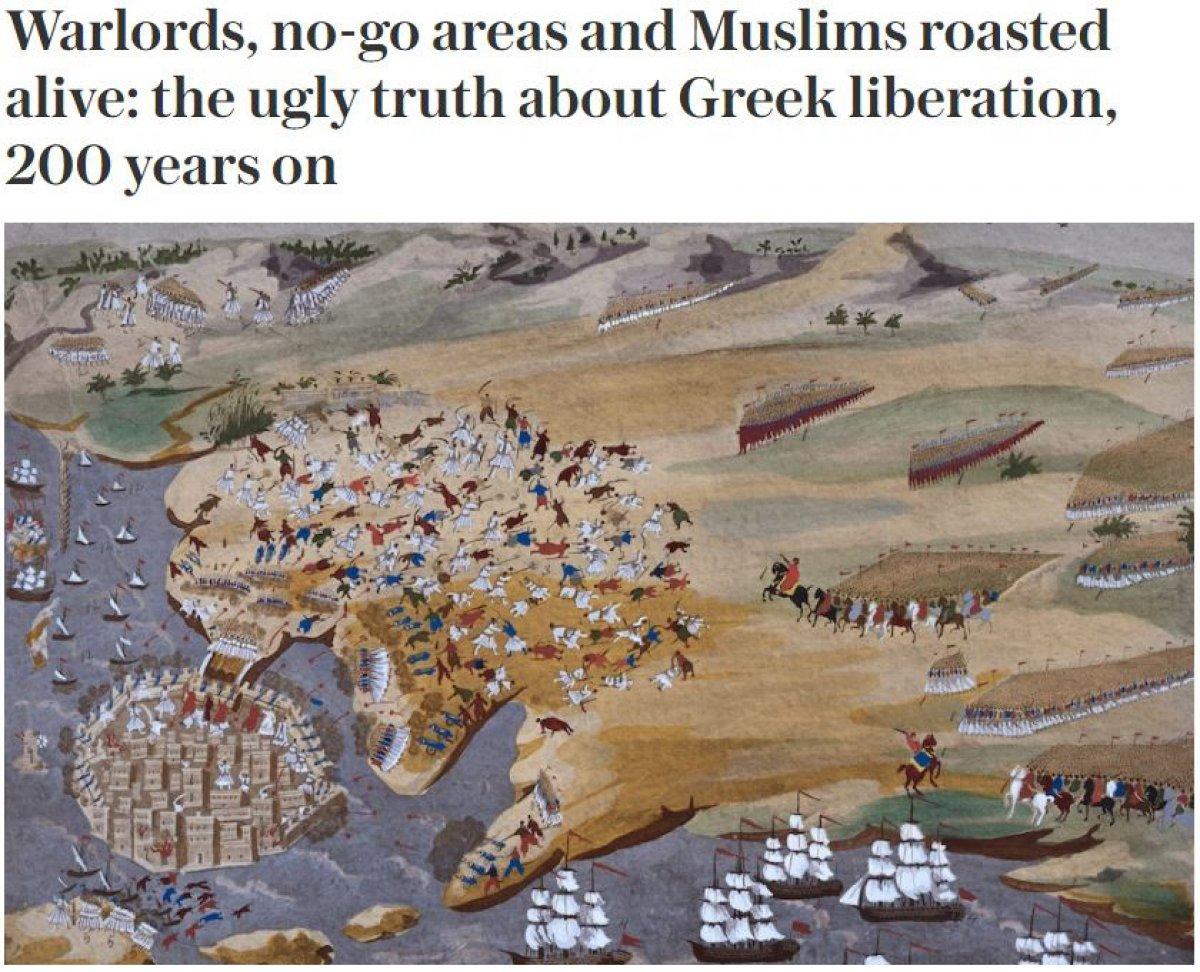 İngiliz basını, Mora Katliamı'nda Yunanların rolünü yazdı
