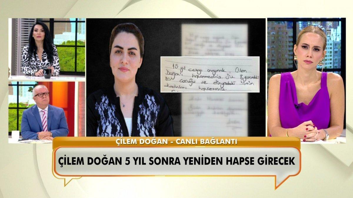 Çilem Doğan’dan hapis cezası açıklaması: Kızımı bütün kadınlara emanet ettim