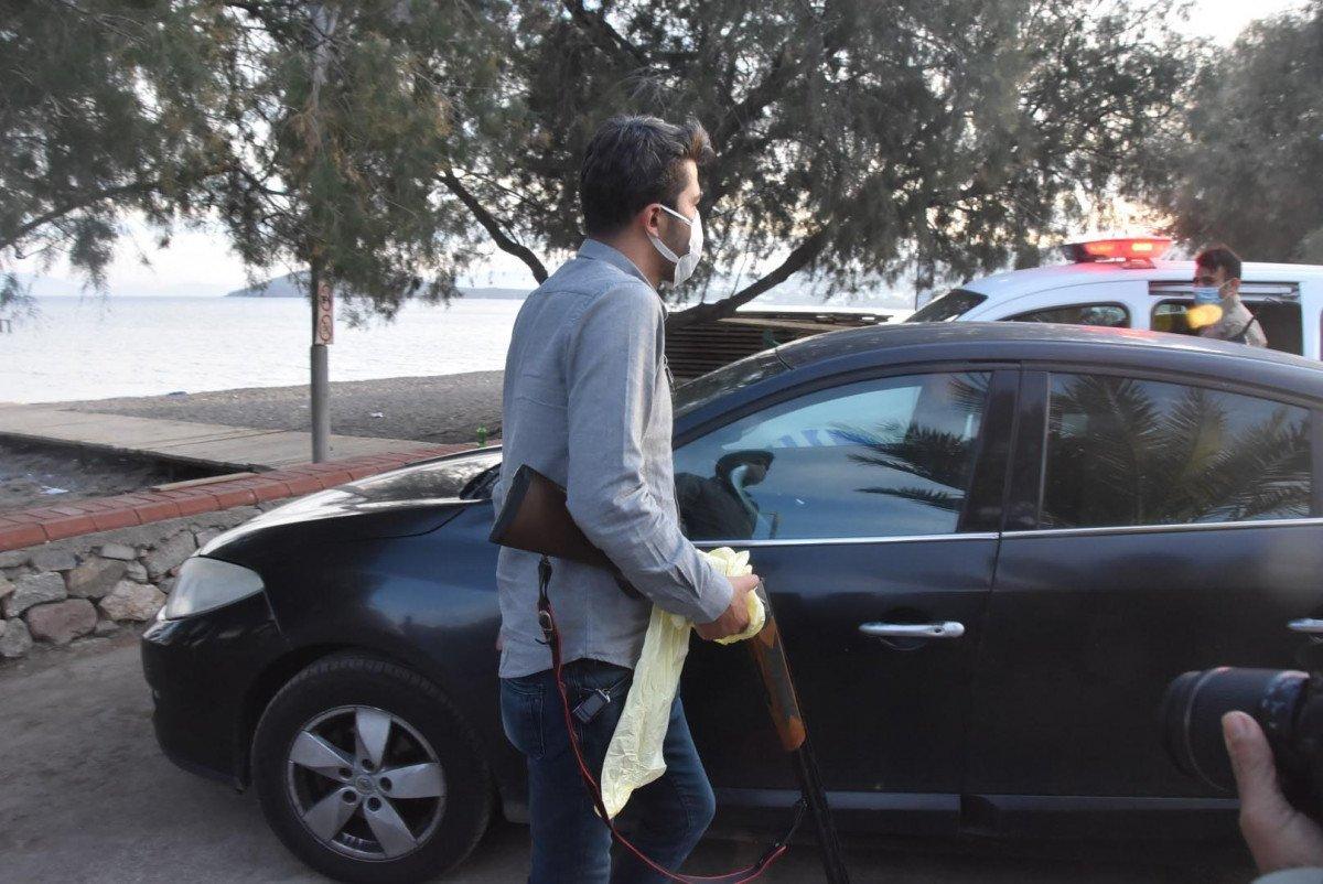 Muğla’da, kendisine havlayan köpeklere av tüfeği ile ateş açtı