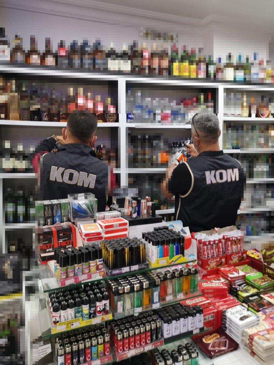 Ülke genelinde yapılan alkol operasyonunda, binlerce ürüne el konuldu