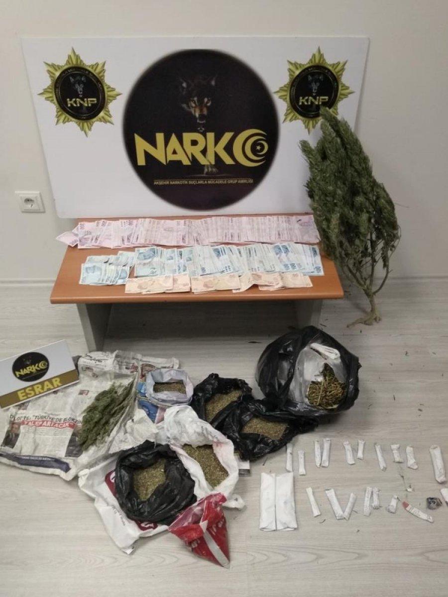 Konya’da uyuşturucu operasyonunda 2 tutuklama