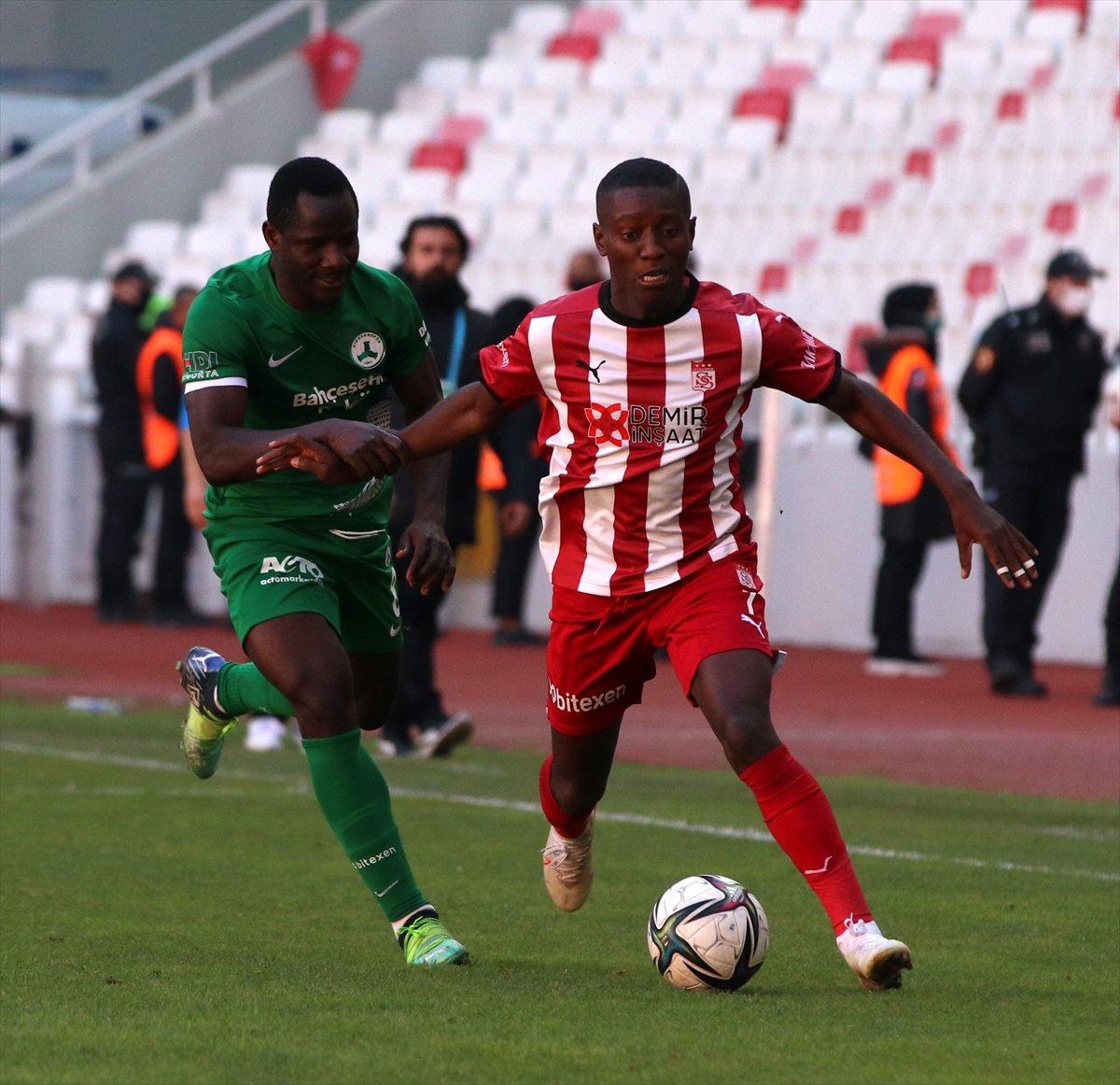 Sivasspor-Giresunspor maçı golsüz bitti