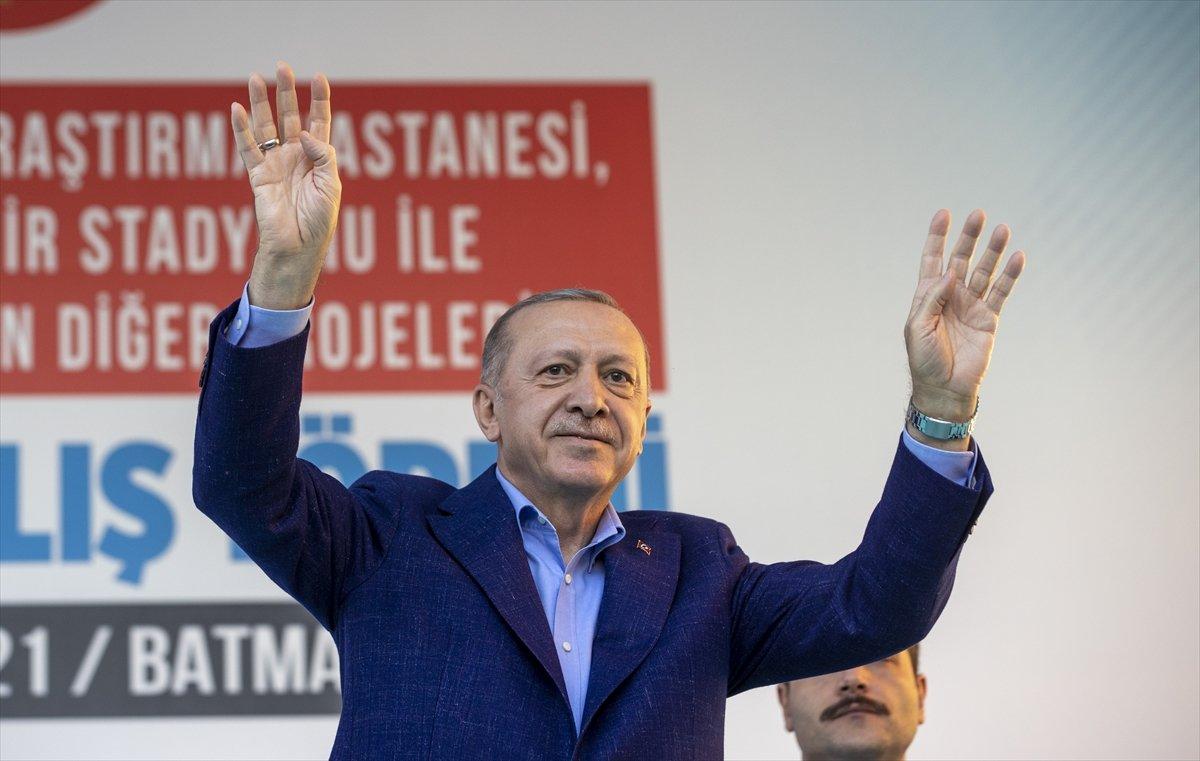 Cumhurbaşkanı Erdoğan, Batman'da toplu açılış töreninde konuştu