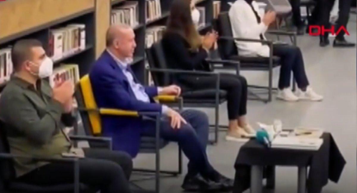 Cumhurbaşkanı Erdoğan'dan şehit Aybüke Yalçın Kütüphanesi’ne ziyaret