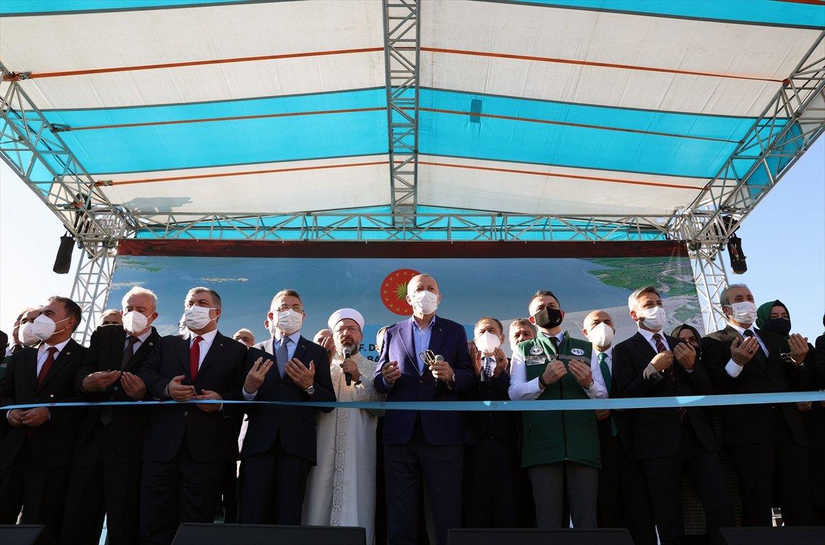 Cumhurbaşkanı Erdoğan, Ilısu Barajı ve HES açılışına katıldı