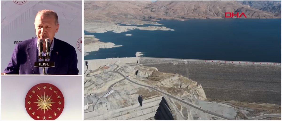Cumhurbaşkanı Erdoğan, Ilısu Barajı ve HES açılışına katıldı