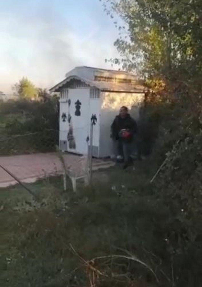 Bursa'da kafese giremeyen şüpheli 50 güvercini yakarak öldürdü