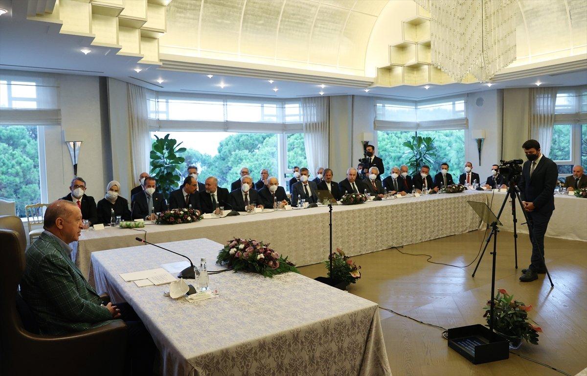 Cumhurbaşkanı Erdoğan, Boşnak STK temsilcilerini kabul etti