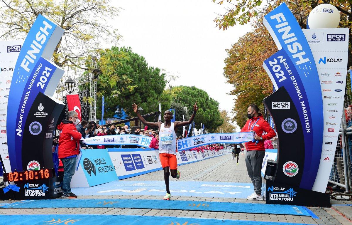 43. İstanbul Maratonu'nu kazanan isimler belli oldu